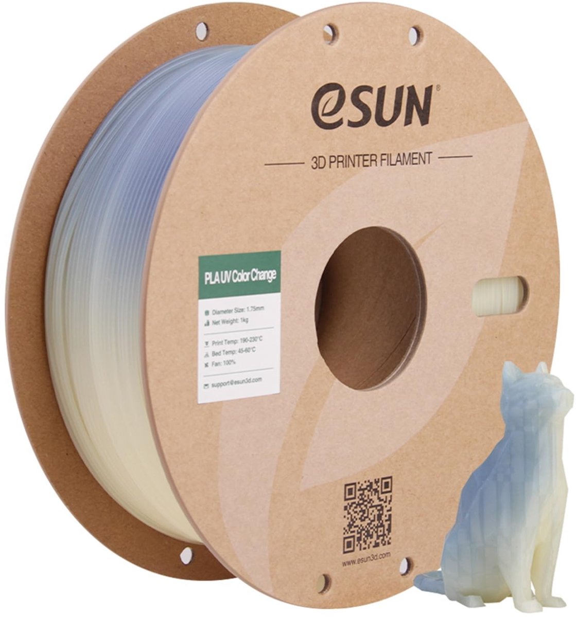 SolidKeus - UV Kleurveranderend PLA Filament 1.75mm - 1kg