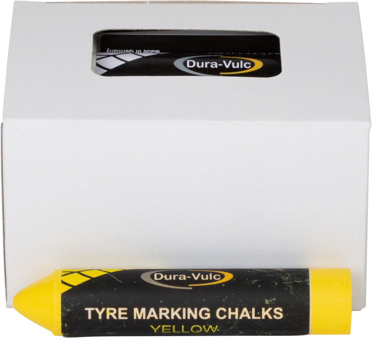 Dura-Vulc bandenkrijt geel 17,5 mm, 12 stuks