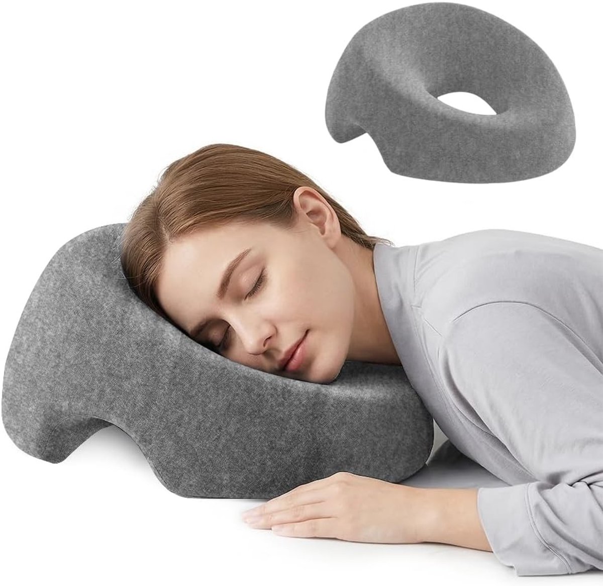 Comfortabel Gezichtskussen voor Massage en Spa, Geheugenfoam, Ondersteuning voor Hoofd en Nek, Ideaal voor Schoonheidssalons en Thuisgebruik