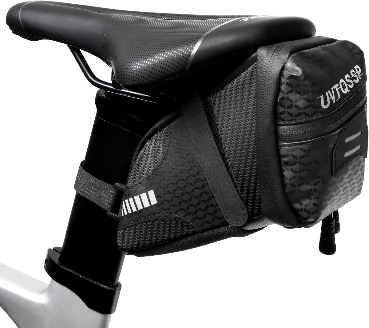 Lichte Fietszak voor Onderweg met Bevestigingsriem - Ongeveer 1.5 L voor Racefiets en MTB