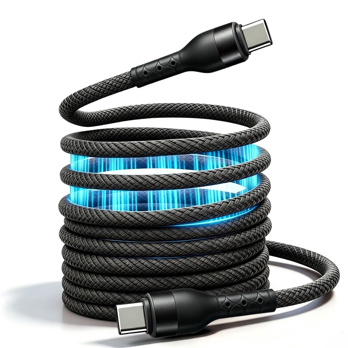 Omgoods - Magnetische Oplaadkabel USB C 60W voor Auto en Kantoor