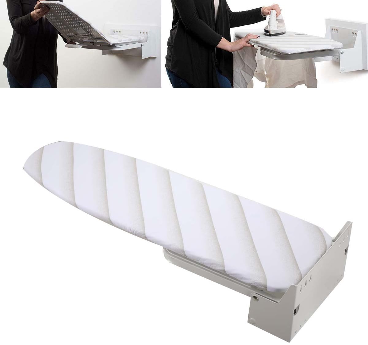 Omgoods - Vouwbare Strijkplank Wandmontage met Deksel