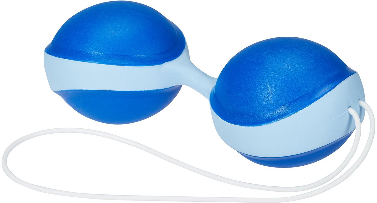 AMOR vaginale balletjes voor training van de bekkenbodemspieren | Versterking van de bekkenbodemspieren | Medische vaginale balletjes | blauw-lichtblauw | Medisch hulpmiddel