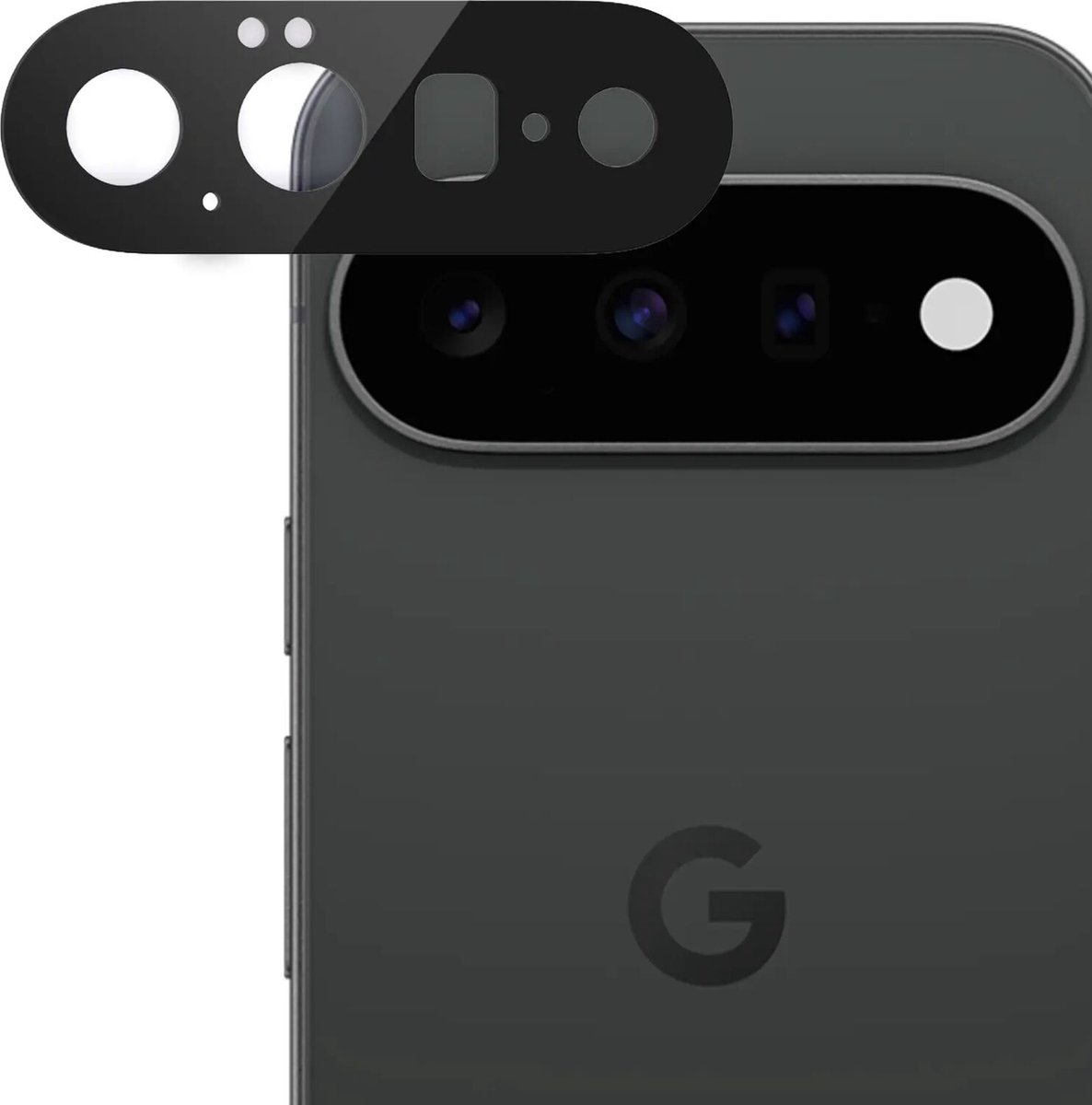 Rosso Camera Protector Geschikt voor Google Pixel 11 Pro - Lens Bescherming - Case Friendly - Ultra Dun Glas - Zwart