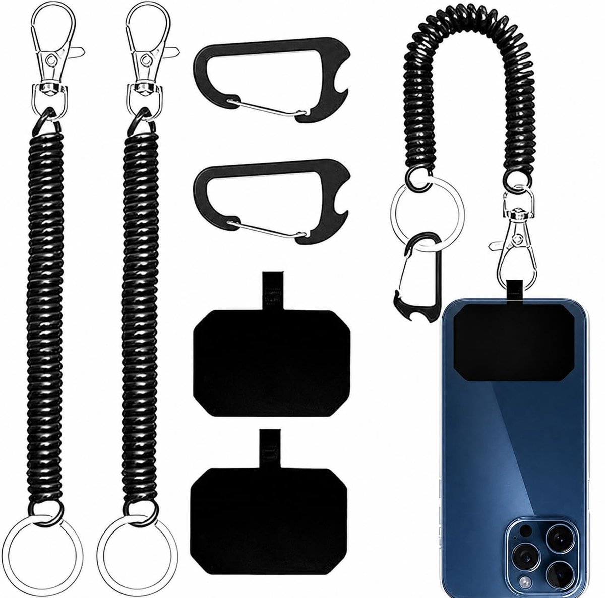 Omgoods - Set van 2 Anti-Drop Telefoon Cords voor Buitenactiviteiten