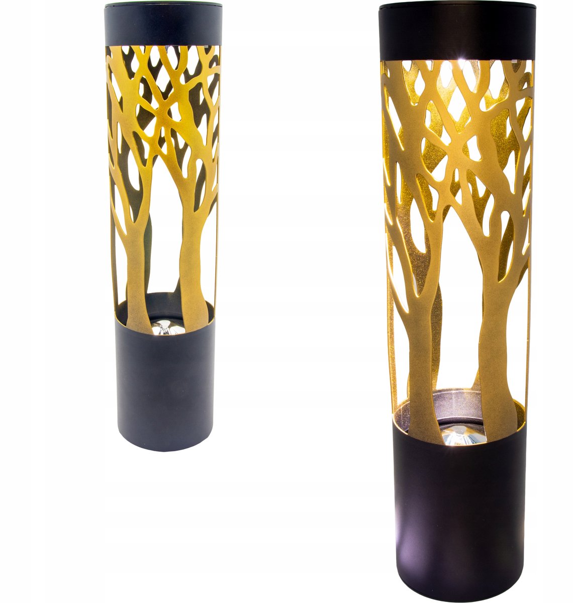 Zonne-LED Graf Lantaarn Gouden Boom - Grote Decoratieve Grafdecoratie