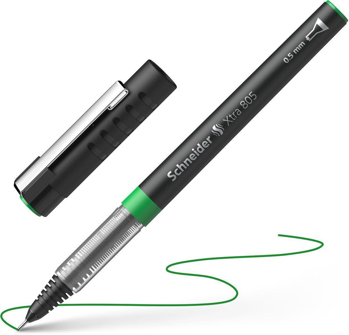 Schneider rollerball - Xtra 805 - lijnbreedte 0,5mm - groen - S-8054