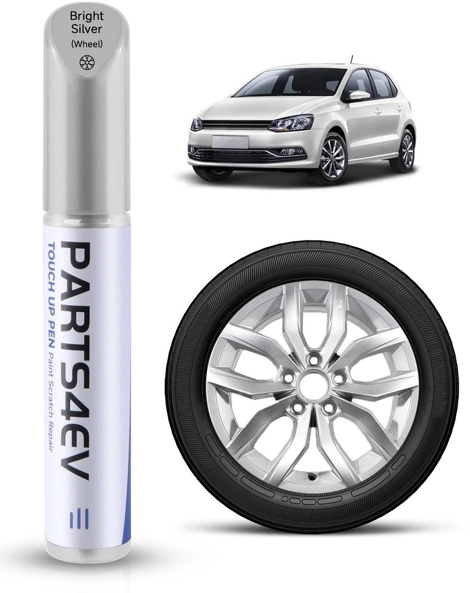 SolidKeus - Rim Repair Paint in Zilver voor VW Velgen