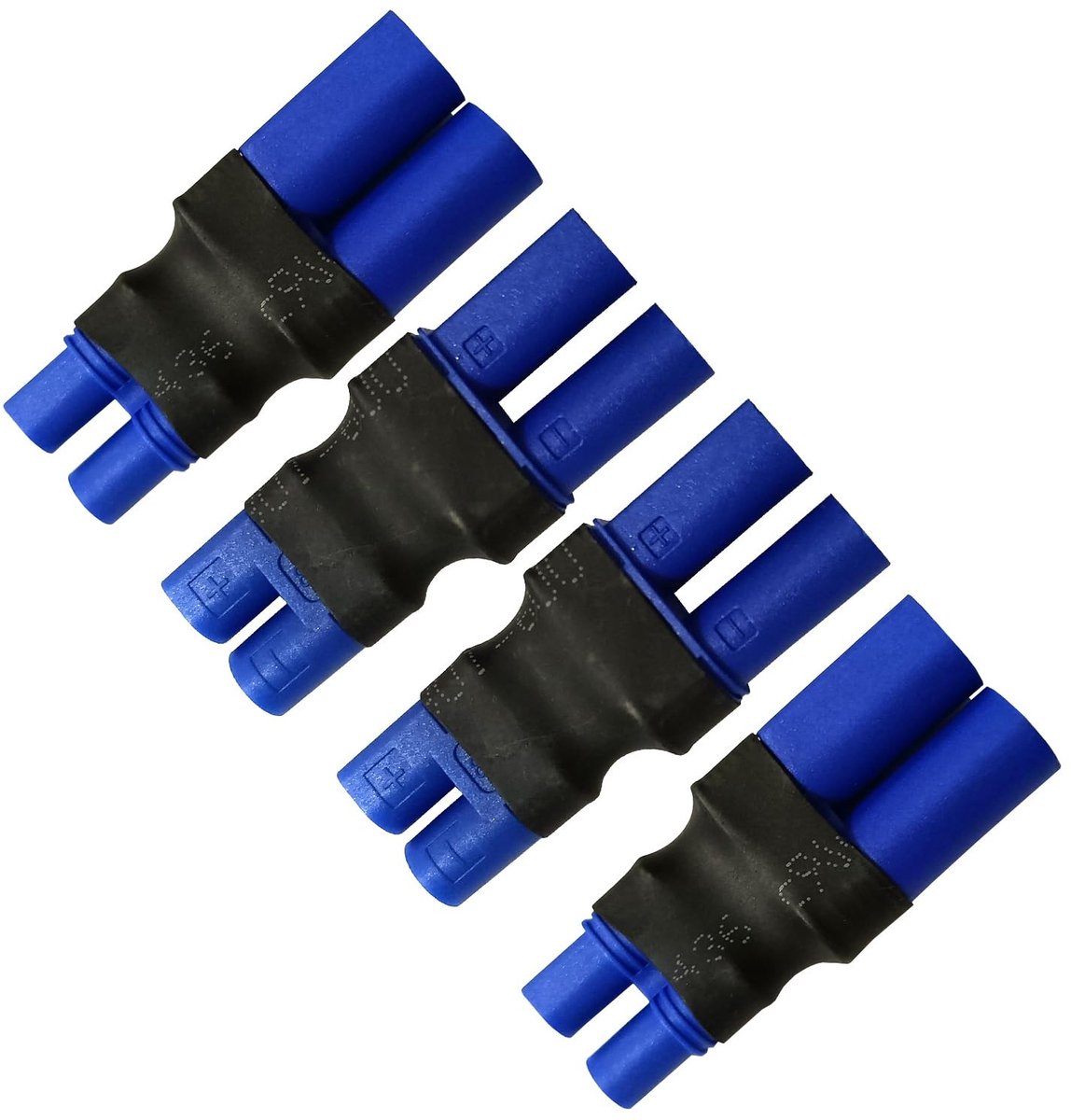 SolidKeus - 4 Stuks EC3 naar EC5 Adapter voor RC Modellen