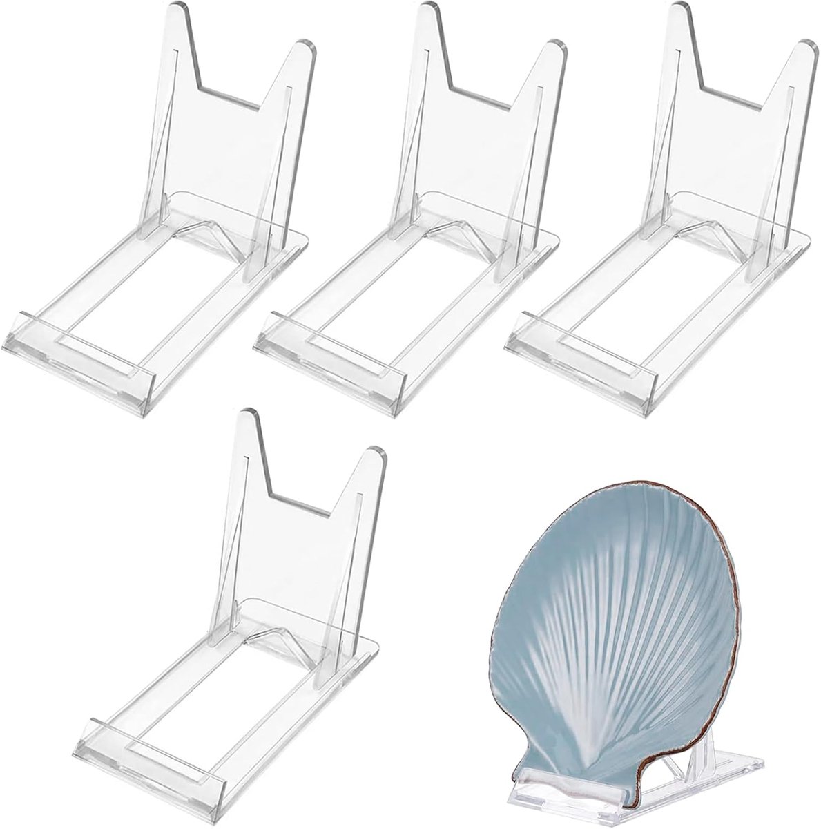 4 stuks acryl bordenhouder