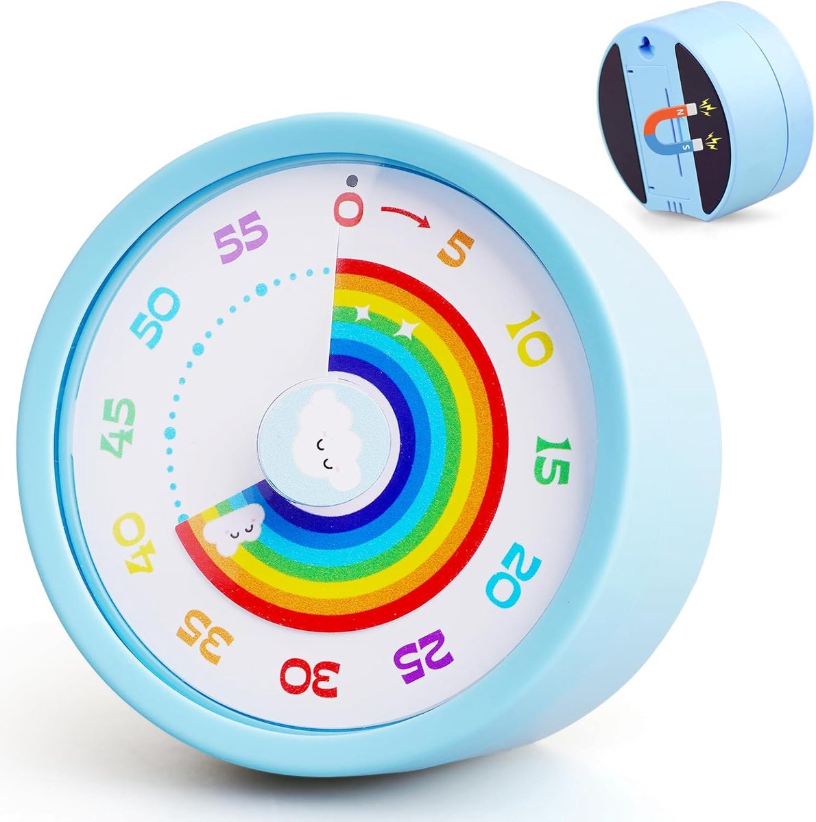 Timer voor kinderen, timer van 60 minuten | Met stille werking, voor het leren, effectieve tijd