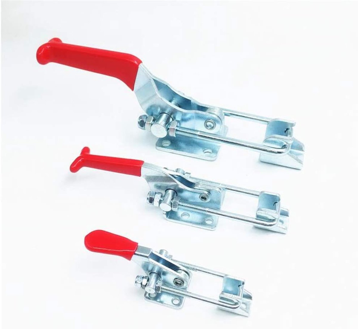 2 stks Heavy Duty Verstelbare Klink U Bolt Zelfvergrendeling Toggle Clamp Capaciteit 900kg (Large)