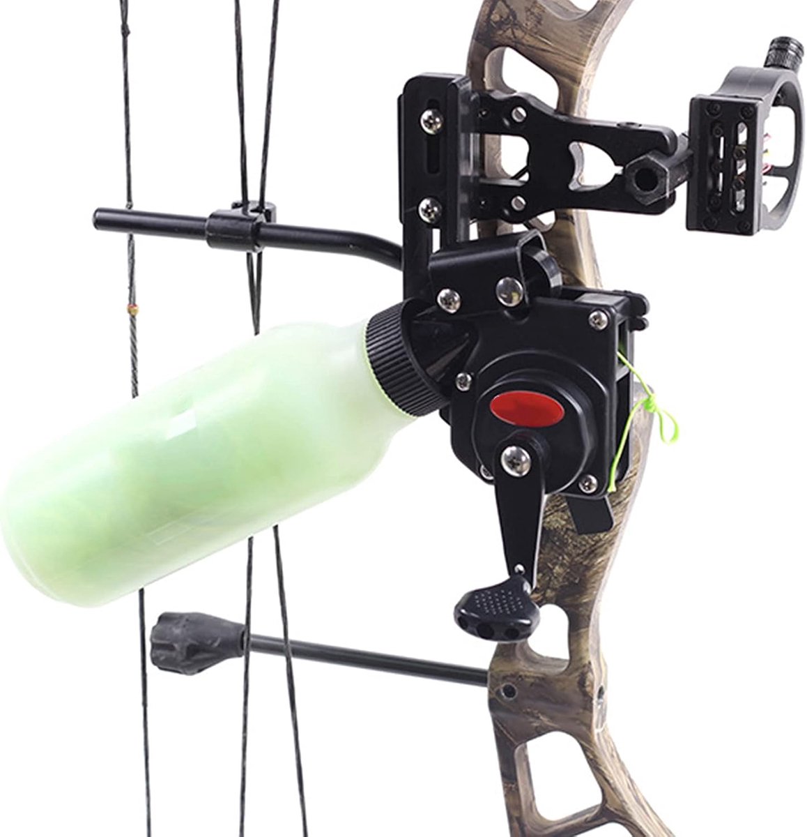 Spincast Reel Vis Jacht Boog Reel Boog Visserij Reel voor Compound Boog met 40m Lijn