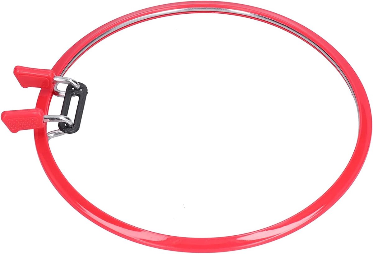 Rood kruissteekframe van kunststof voor beginners voor thuis voor op kantoor