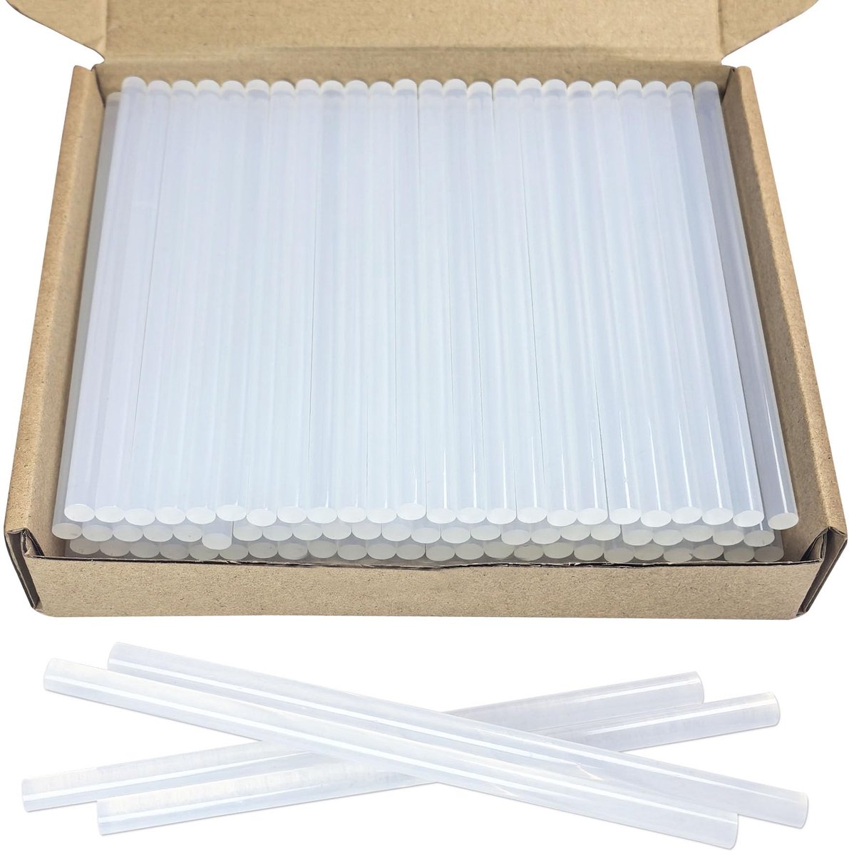 Omgoods - Set van 100 Transparante Hot Glue Sticks 150mm voor Lijmpistool