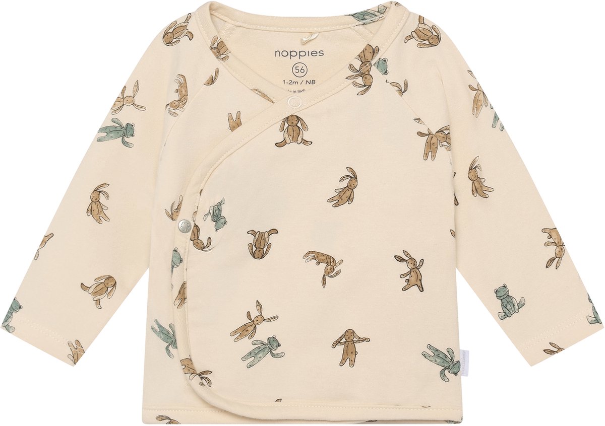 Noppies T-shirt all over print - Buttercream - Maat 44