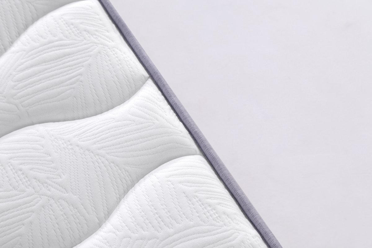 DESMIU Matras 90x200cm Zonder Matras – Binnenveringmatras H3 met Ergonomische Lendensteun – Rolmatras Voor Rug, Buik En Zij – Wit