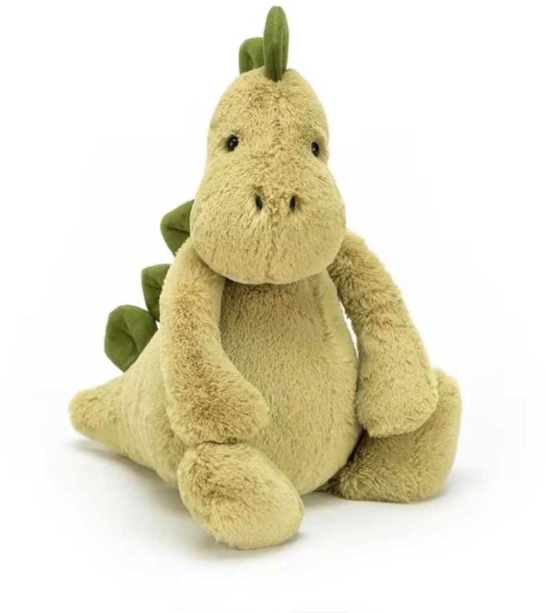 Casalora Pluche Knuffel – 28 cm – Groene Verlegen Dinosaurus – Zacht Knuffeldier – Kawaii Dinosaurus Lichaamskussen – Geschikt voor Pasen & Feestdagen