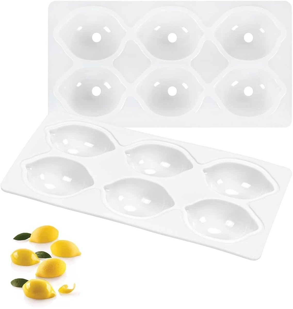 SolidKeus - Silicone Mallen voor Citroencake en Desserts