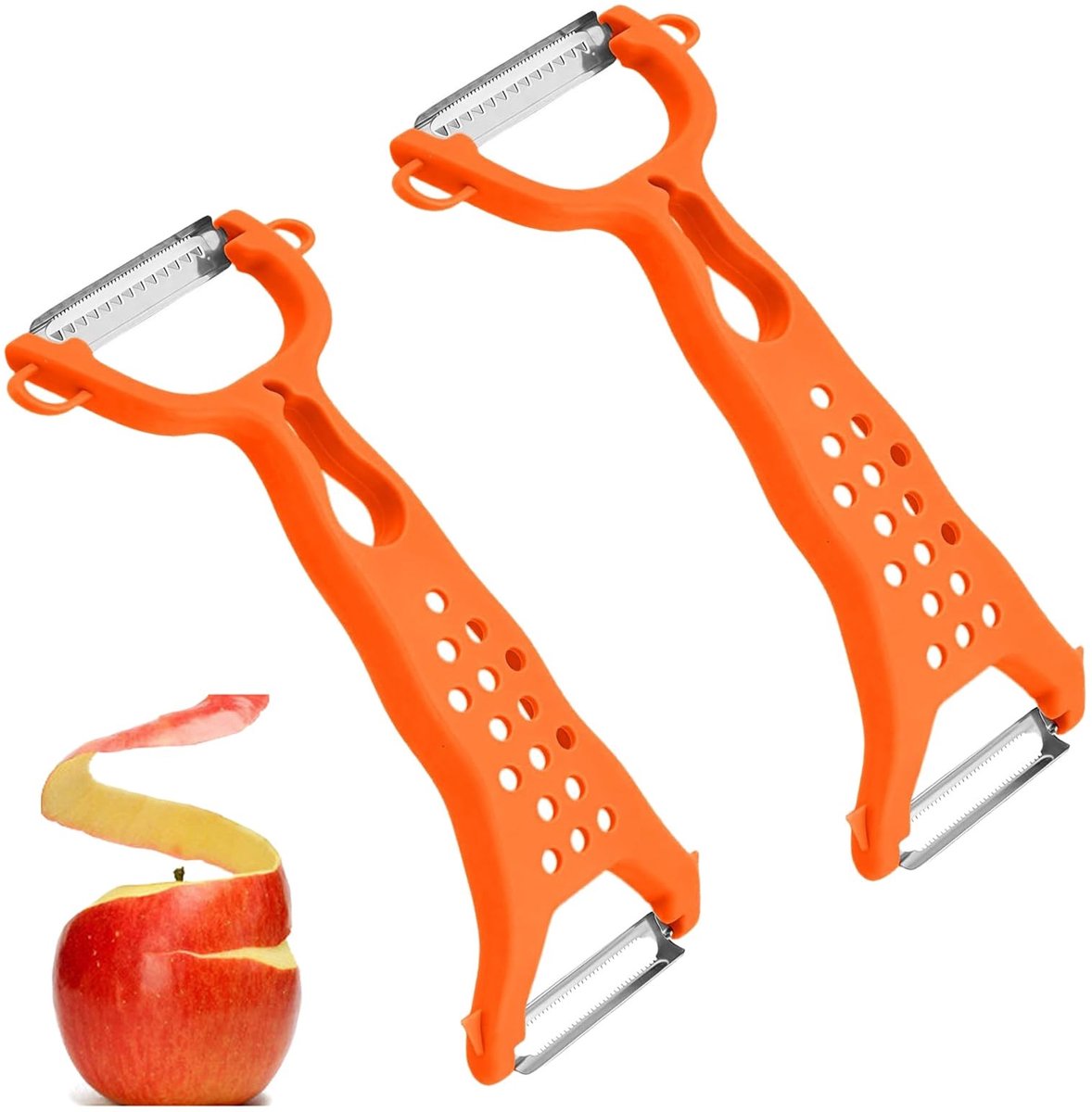SolidKeus - Set van 2 Multifunctionele Groenteschillers