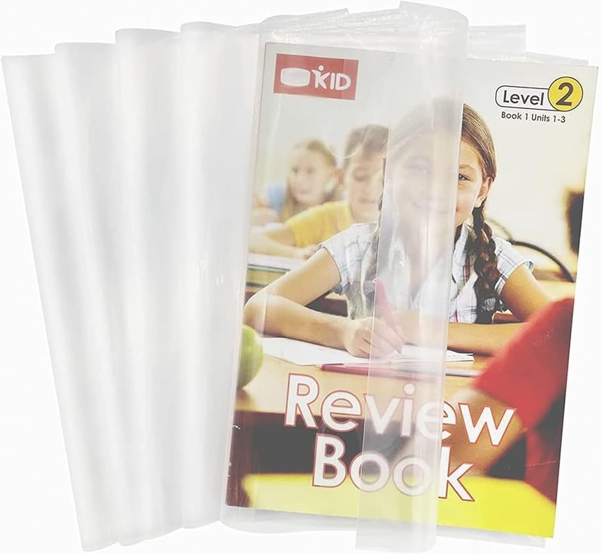 SolidKeus - Set van 10 Transparante Boekhoezen voor Bescherming van Schoolboeken