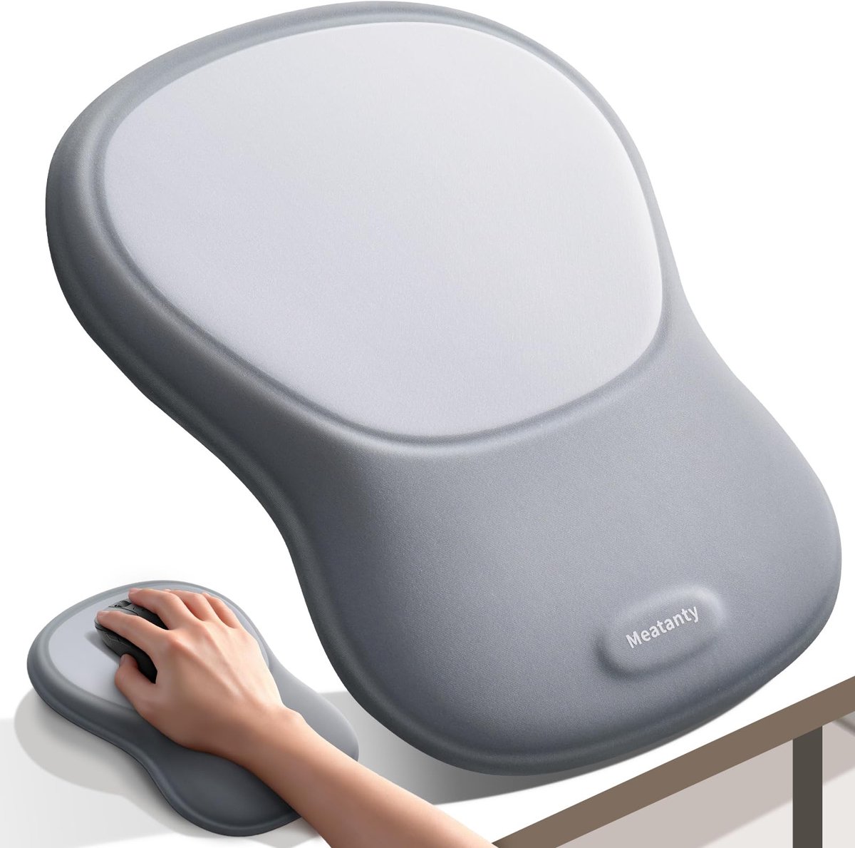 SolidKeus - Ergonomische Muismat met Polssteun voor Verbeterde Houding en Comfort