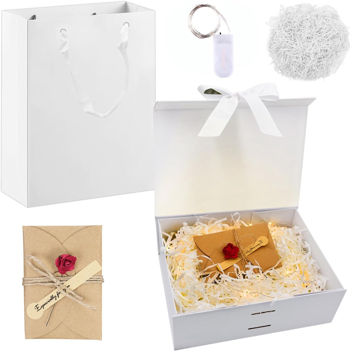SolidKeus - Geschenkdoos met Deksel en Strik voor Diverse Gelegenheden