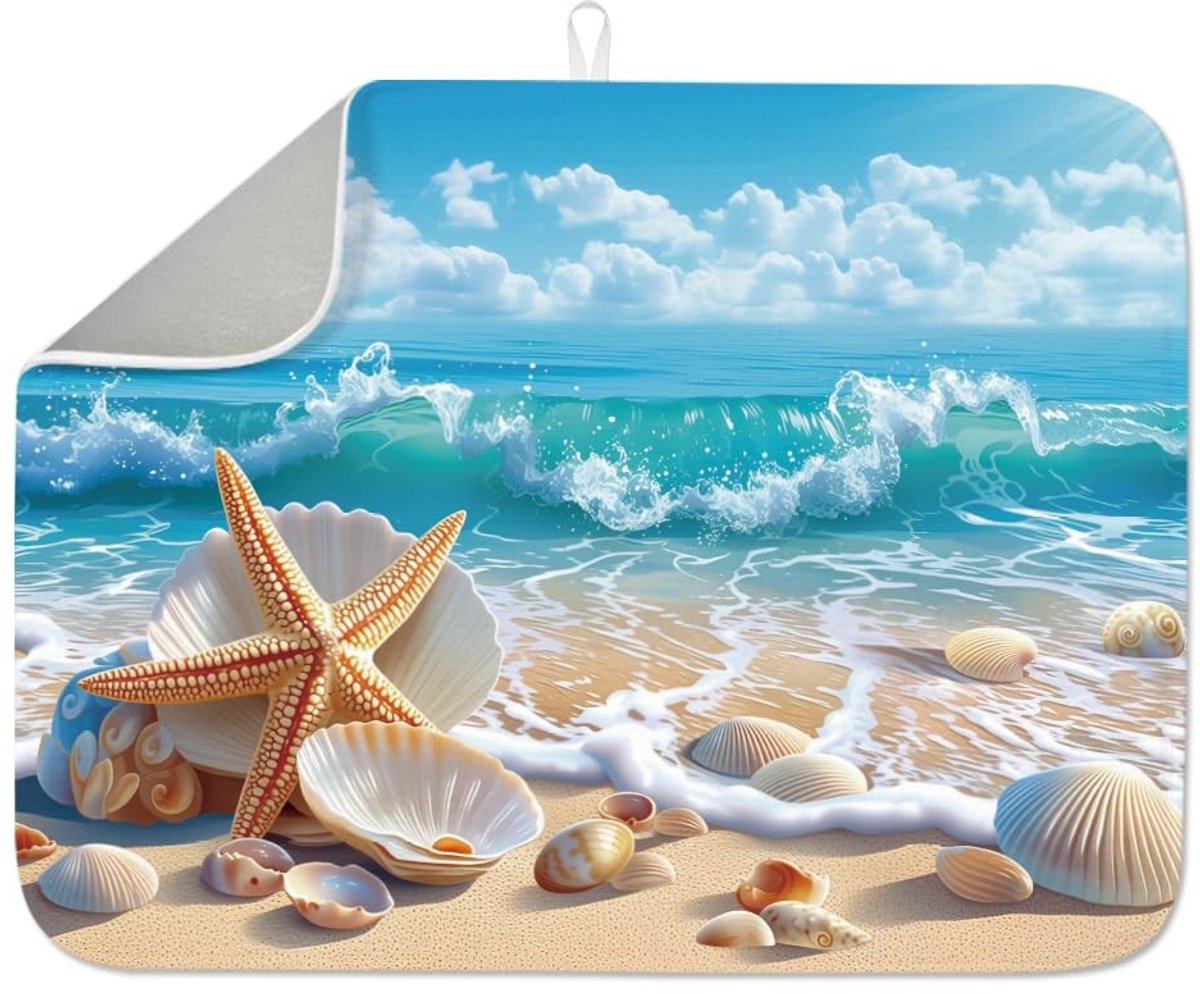 SolidKeus - Microvezel Strand Droogmat 65 × 48 cm met Absorberende Functie