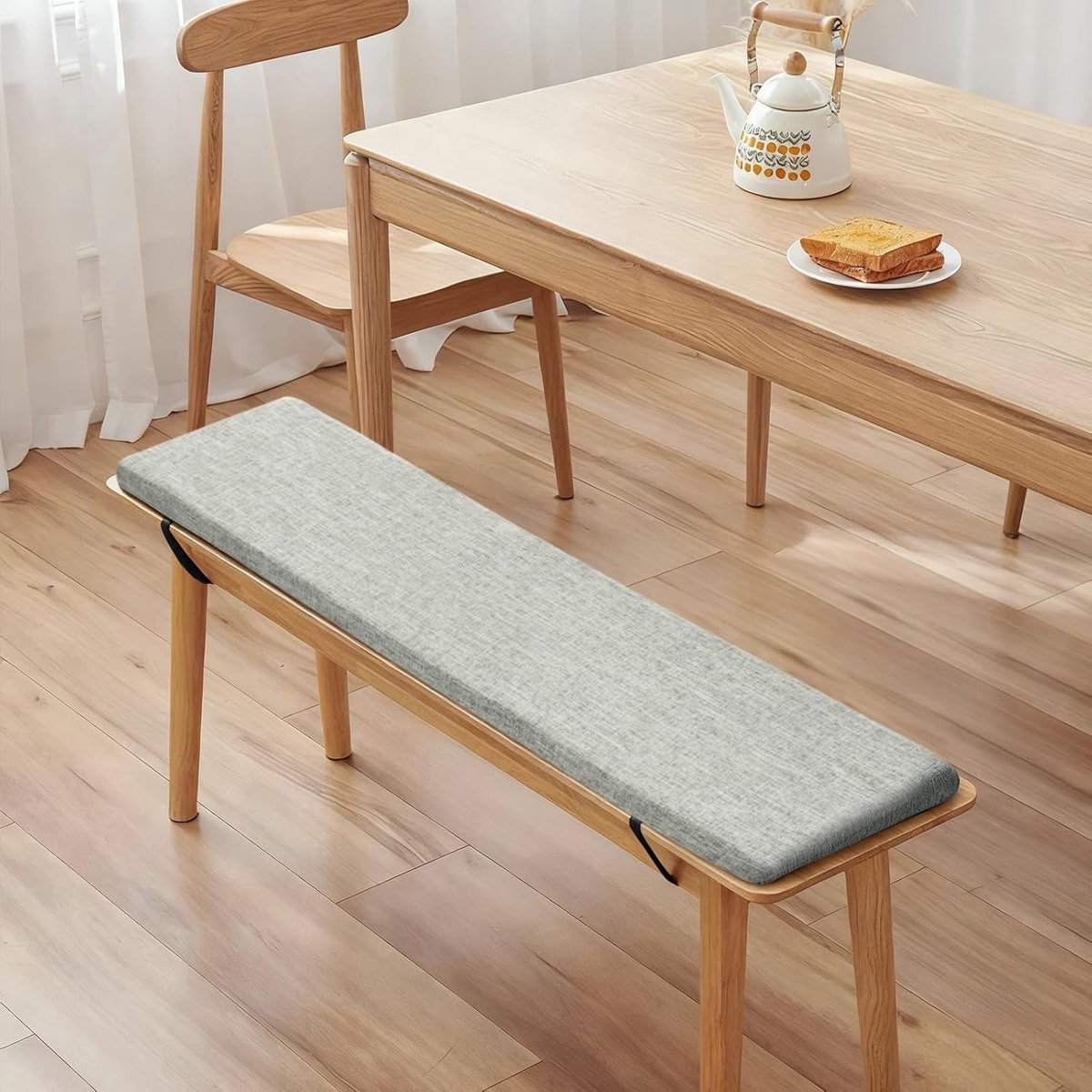 Zitkussen voor Tuinbank 100x40x5cm - Dikke Wasbare en Antislip Kussen voor Binnen en Buiten, Grasgroen