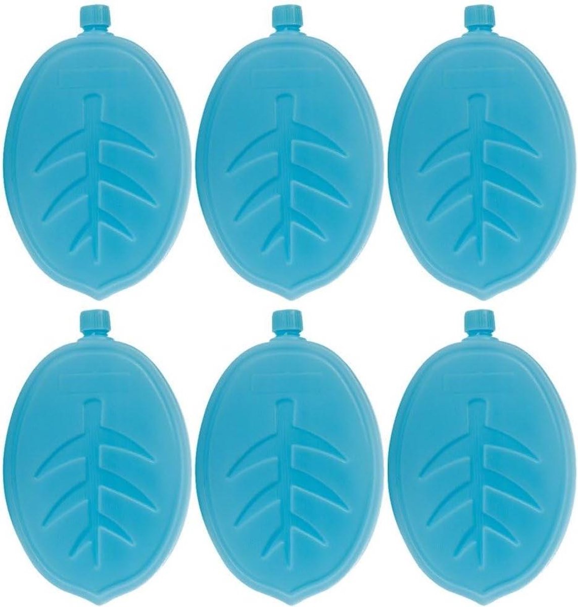 Vriezer Blokken - Herbruikbare IJsblokken - Koel Houden - Lekbestendige Constructie - 6 Stuks - Blauw