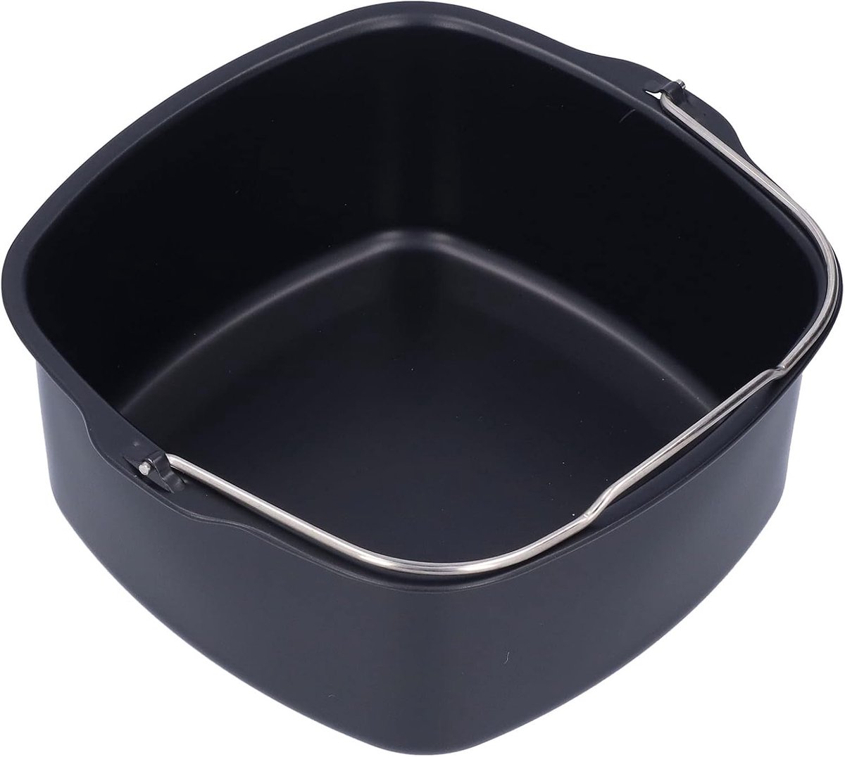 Vierkante Taartvorm Bakvormen Koekenpan Bakvat voor Airfryer HD9925 HD9860 HD9905 01 Voedselveilig Materiaal Vaatwasmachinebestendig Past op Grotere (18cm)