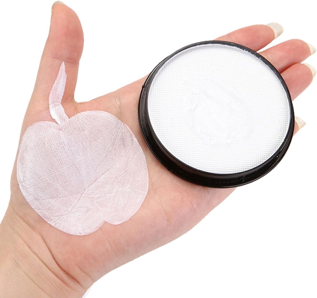 Make-up Gezichtsverf en bodypaint - Klassieke Wit 30 g,op water gebaseerde individuele container, gezichts- en bodypaint kleur voor volwassenen en kinderen, carnaval