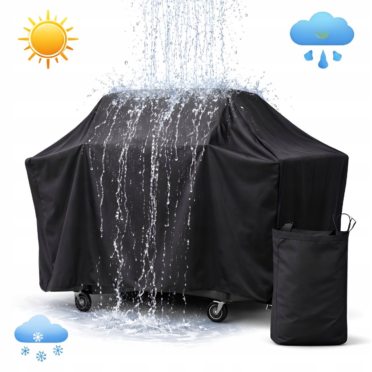 Waterdichte Grillhoes - Universeel & Duurzaam - Bescherming tegen Weer