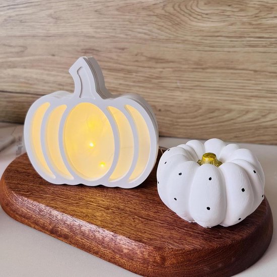 Gietvormen herfst, 4 stuks, 3D-siliconenvorm, pompoen, gietvormen, siliconen, herfst, pompoen, gipsvormen voor gieten, pompoen, decoratie, gietvorm, siliconen voor herfst, oogstfeest (A) — afbeelding 5