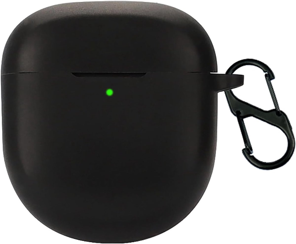 Beschermhoes voor Bose QuietComfort Ultra II 2025, ultradun, siliconen hoes, valbescherming, draagbaar, zwart