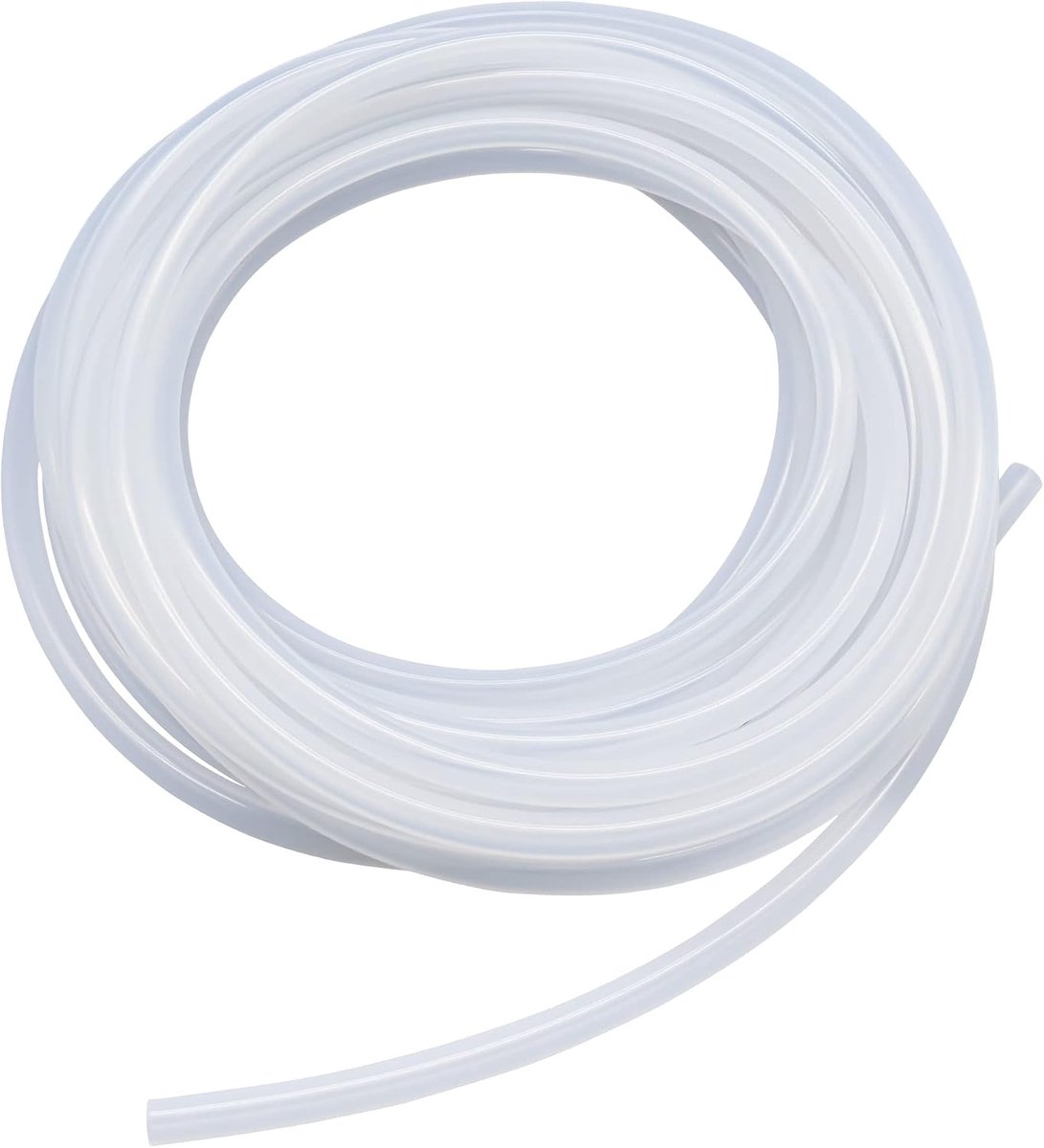 2 mm ID x 4 mm OD, 8 meter, voor levensmiddelen geschikte slangen, flexibele siliconenslang, helder, water lucht, slangen voor pompen
