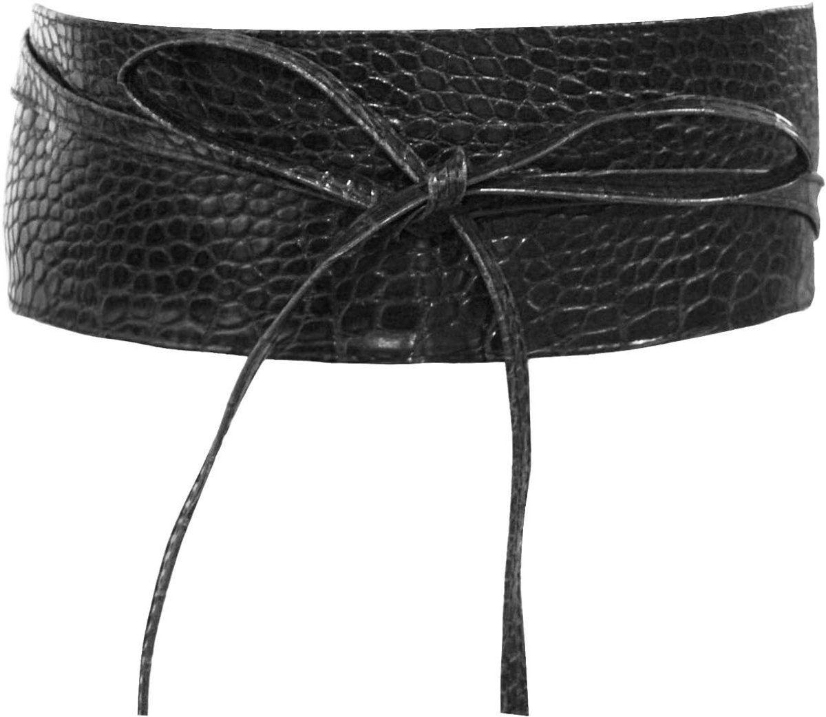 Tailleriem voor dames, brede obi-riem, klassieke wikkelriem, brede riem voor jurk
