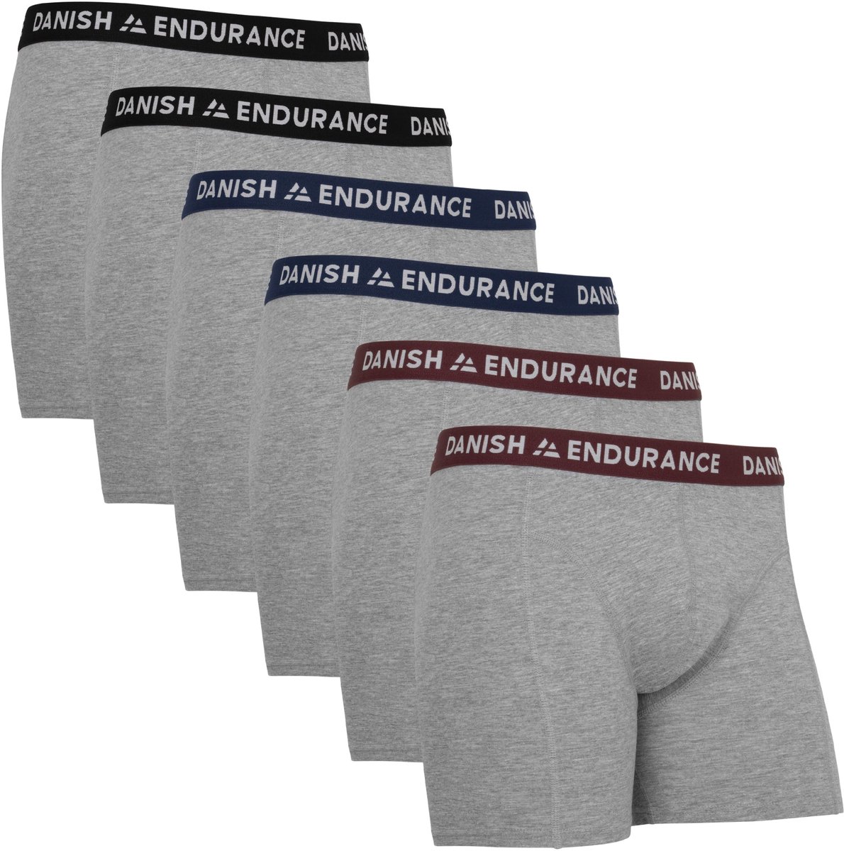 DANISH ENDURANCE Boxershorts - Katoenen Ondergoed - Klassieke Pasvorm - Heren - 6 paar - XL