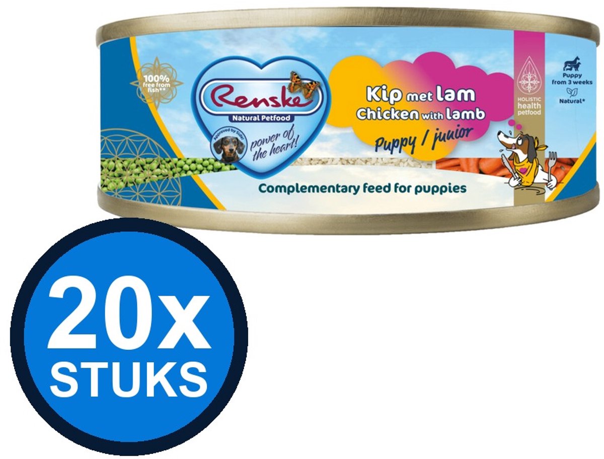Renske Renske vers puppy/junior kip&lam 395gr