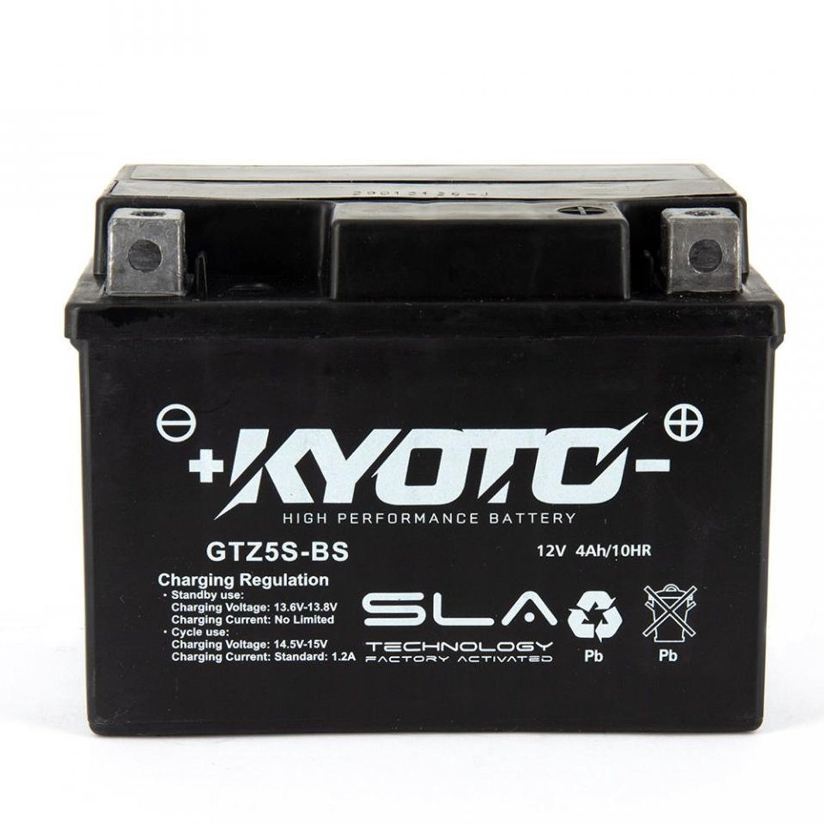 Batterie SLA Kyoto pour Moto KTM 250 Exc-F 4T 2004 à 2006 YTZ5S-BS / 12V 4Ah Neuf