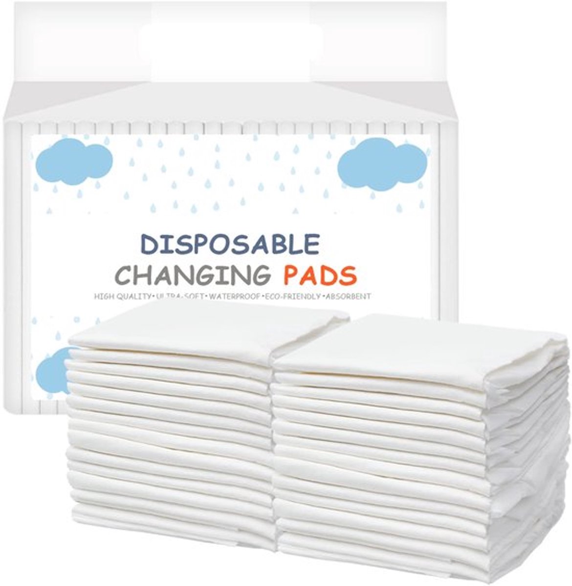 Incontinentiebedpads Wegwerp - Onderleggers Incontinentie - Absorberende Pads - Beddengoed Bescherming - 45 x 60 cm - 25 Stuks - Onderlegger