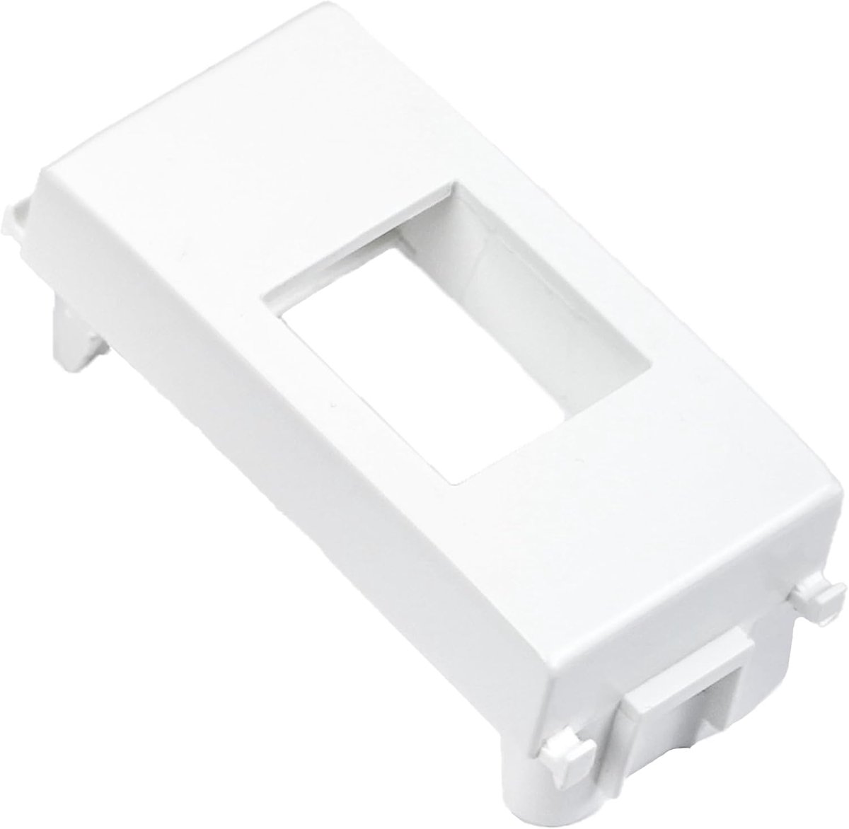 23939-B10, set met 10 adapters type Keystone voor platen en houders, kleur wit