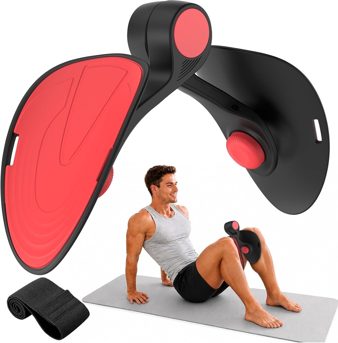 Trainingsapparaat 16/22 kg voor Vrouwen en Mannen, Kegel- en Binnenbendijtrainer, Thuisapparaat voor Herstel na Bevalling met Weerstandsband