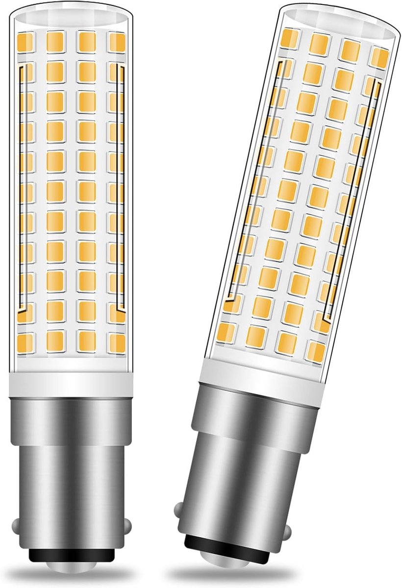 LED Dimbare 230V 10W Lamp Vervangt voor Osram Halolux Ceram 100W Gloeilamp 70W-100W Warm Wit 3000K 950LM Dubbel Contact Bajonet Super Heldere Lampen, 2 stuks