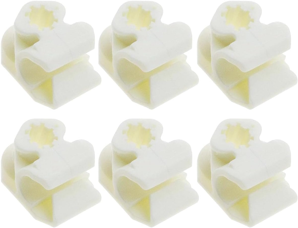SnelShoppen - Pack van 6 Remslang Klemmen - Vaste Plastic Klemhouders voor Remleidingen - Betrouwbare Bevestigingsmiddelen voor Vervangingsonderdelen