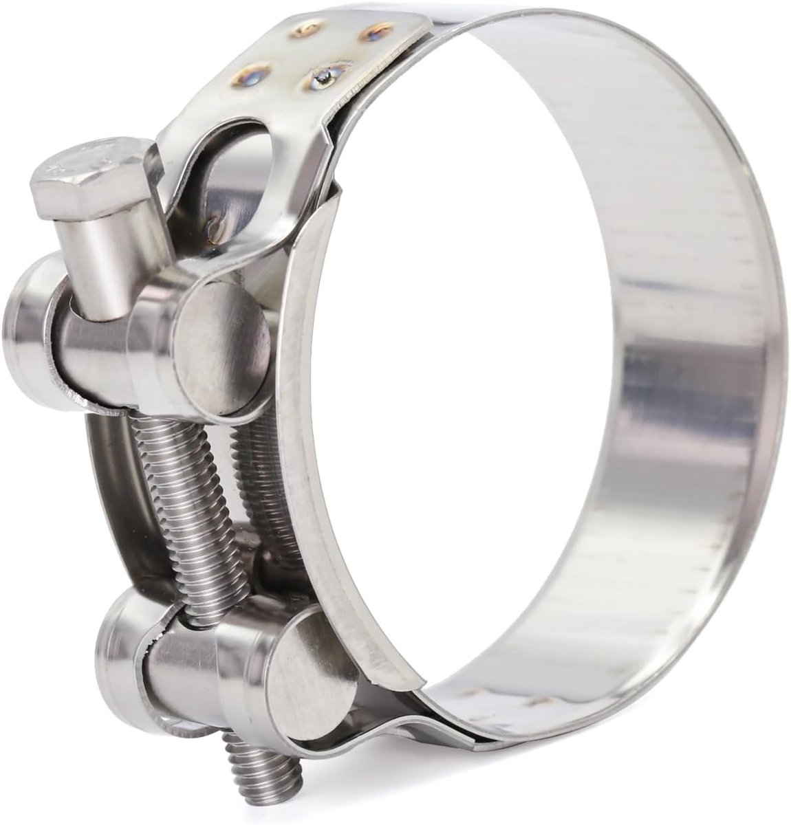 SnelShoppen - 4 Stuks T Bout Slangklemmen, 56-59mm Klem Bereik, RVS Uitlaat Klem, Stevige T Pijp Verstelbare Klemmen voor Water en Gasbuizen, Auto Bui