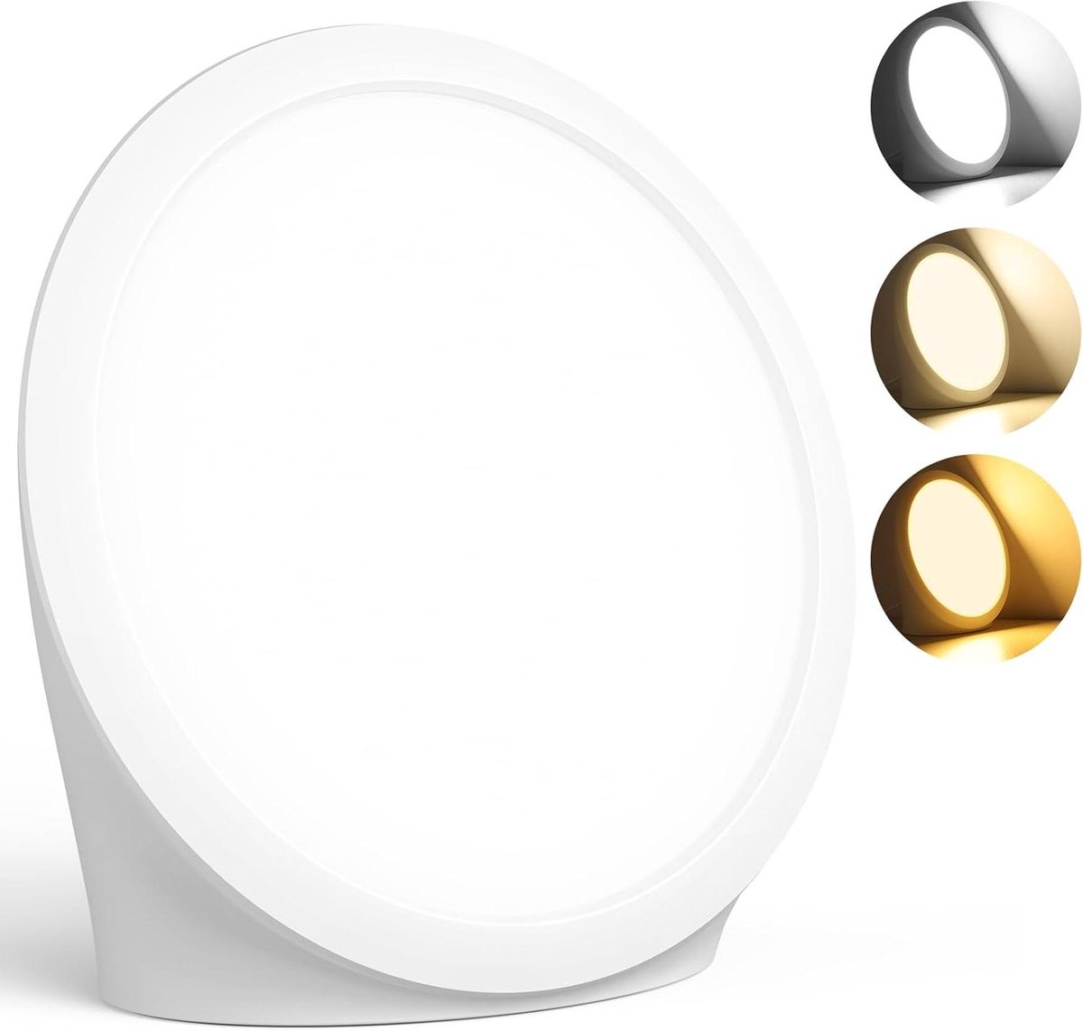 Lichttherapielamp - Daglichtlamp - Welzijn Verbeteren - UV-vrij Volledig Spectrum - 10.000 Lux - Wit
