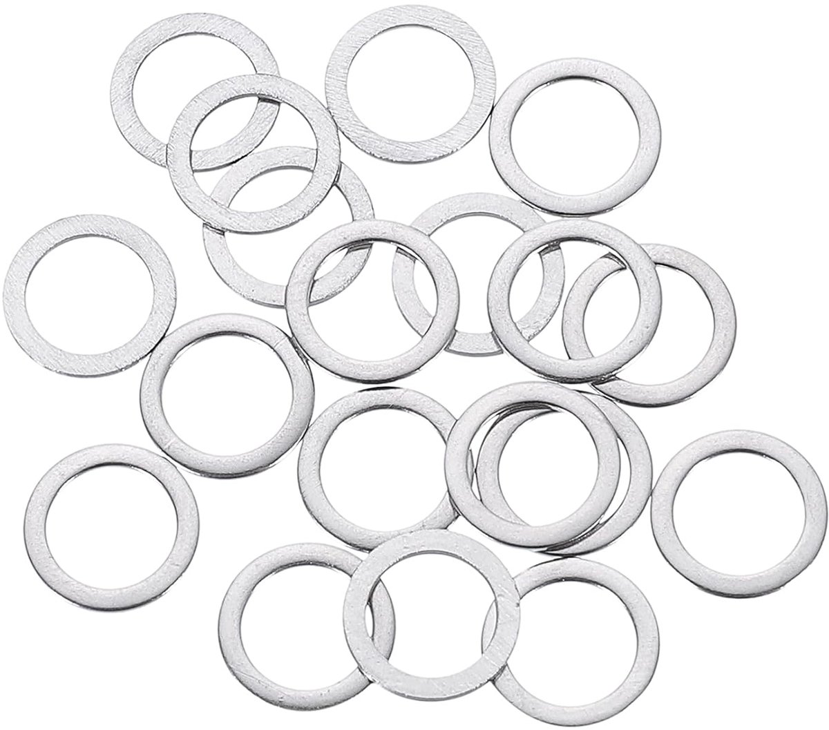 SnelShoppen - Pack van 100 M8 Ringen, 8 x 12 x 0.8 mm, Versterkte 304 RVS Platte Spacers voor Schroeven, Bouten, Auto's, Industriële Machines
