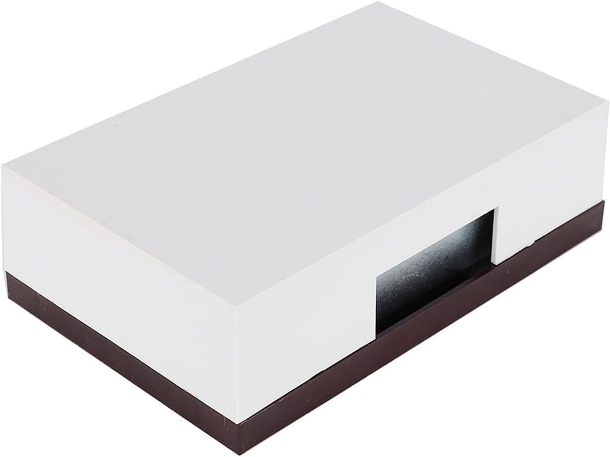 SnelShoppen - Home Deurbel Classic Bedrade Deurbel, Handmatige Ding Dong Bel voor Thuis Hotel Toegang Wit (220V) met Hoog Geluidsniveau 80-95dB