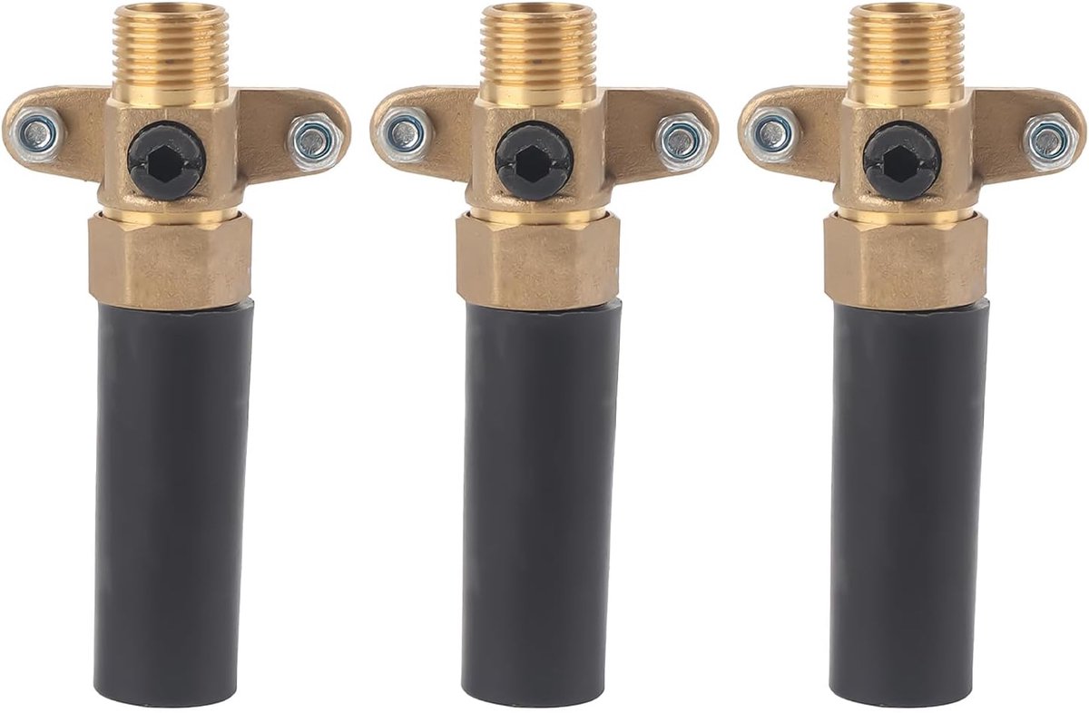 SnelShoppen - Automatische Waterkraan voor Schapen en Geiten, 2 Stuks, Messing Waterkraan, Waterbak Fittingen, Efficiënt Drinkgereedschap voor Vee, Zw